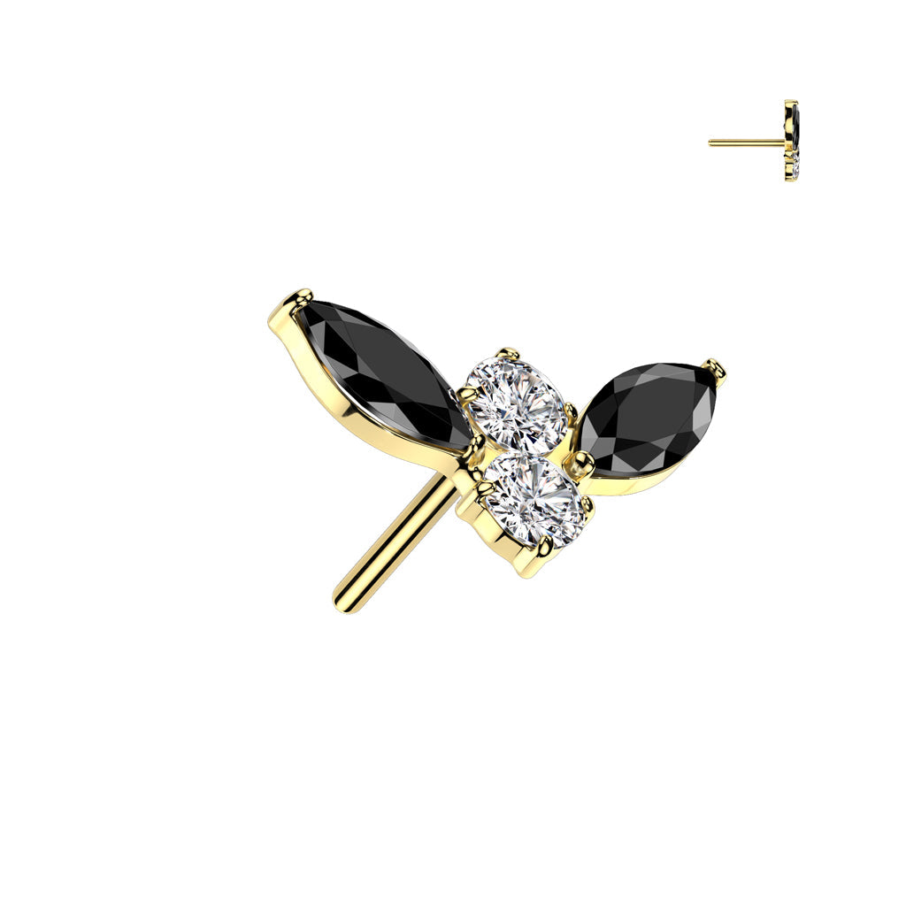 Titanium Threadless Bat End