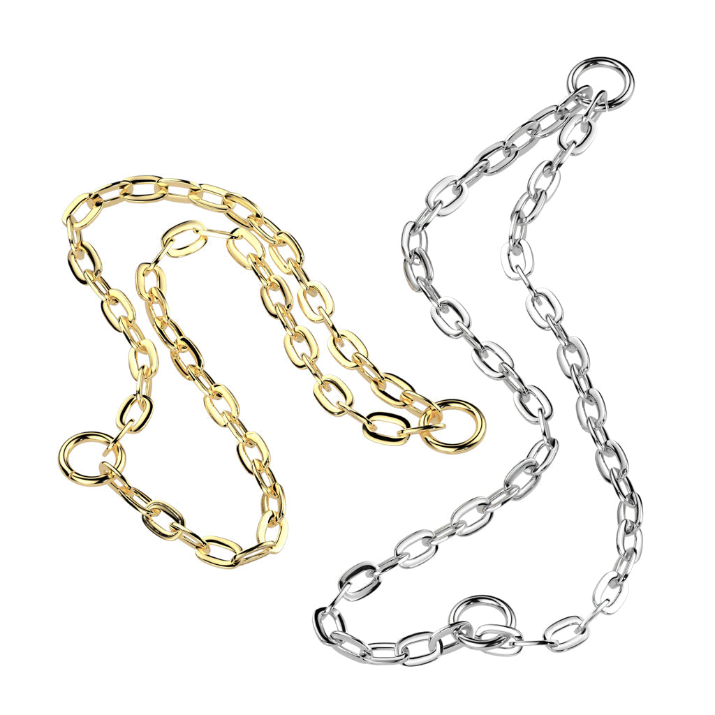 Titanium Double Connector Chain