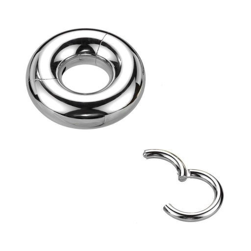 Body Jewelry - Titanium Large Gauge Hinged Ring