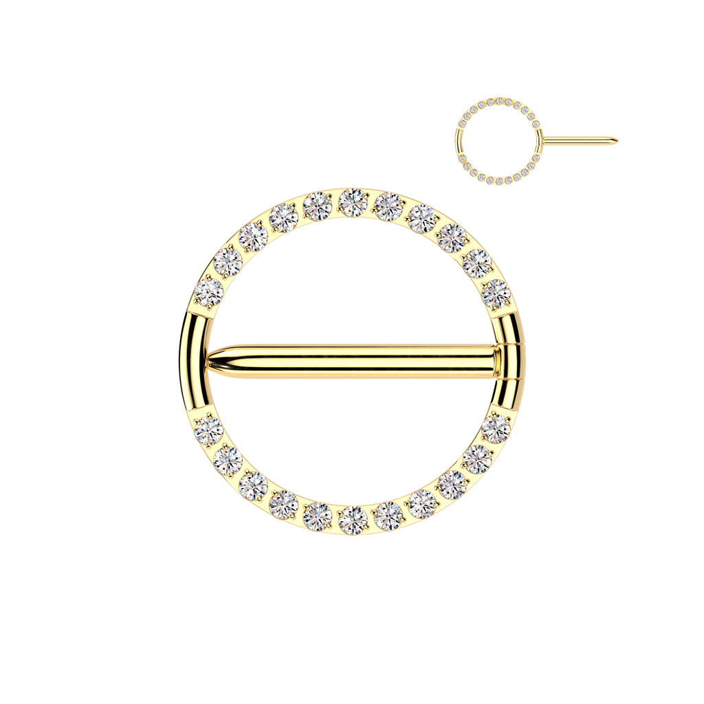 Titanium Paved Clicker Nipple Shield