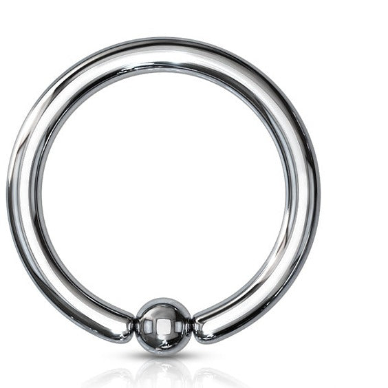 Large Gauge Captive Ring 12G - 8G