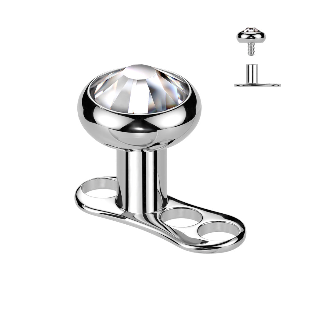 Titanium Dermal Anchor 3 Hole