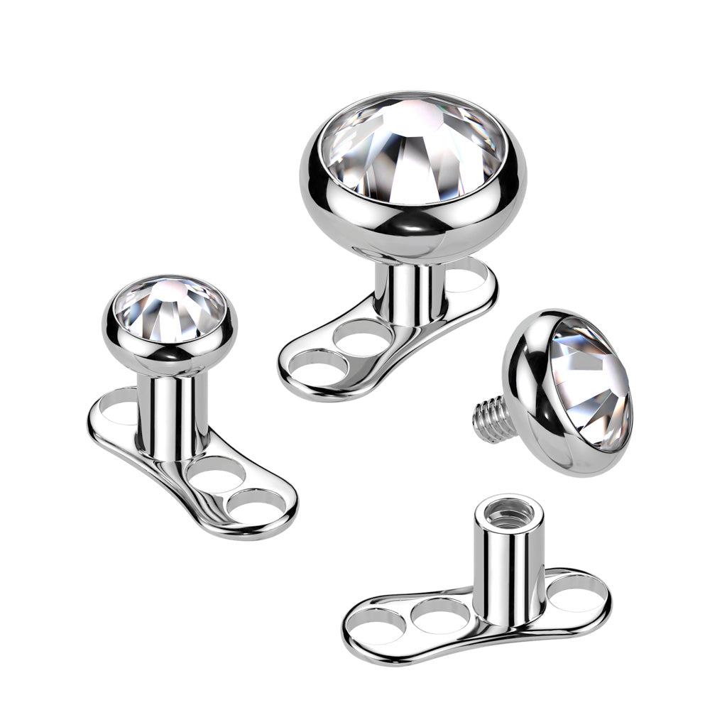 Titanium Dermal Anchor 3 Hole