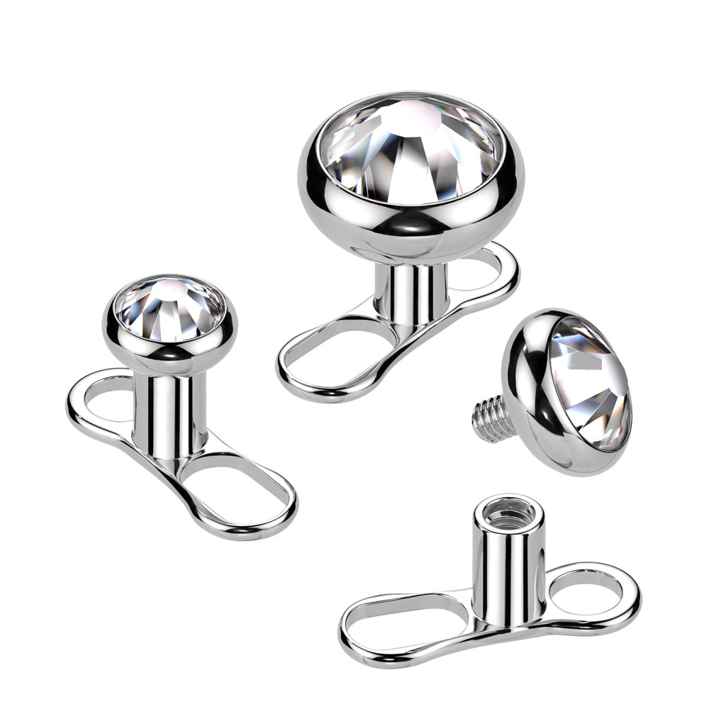 Titanium Dermal Anchor 2 Hole