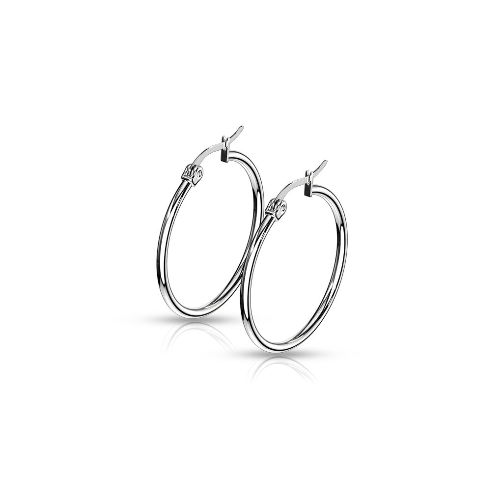 Hoop Earrings Pair 10mm - 75mm