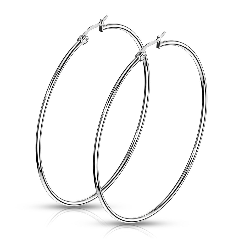 Hoop Earrings Pair 10mm - 75mm