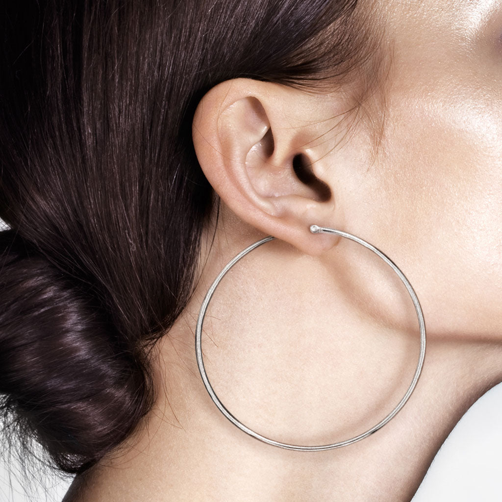 Hoop Earrings Pair 10mm - 75mm