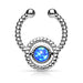 Opal Twist Non-Piercing Septum Ring-My Body Piercing Jewellery