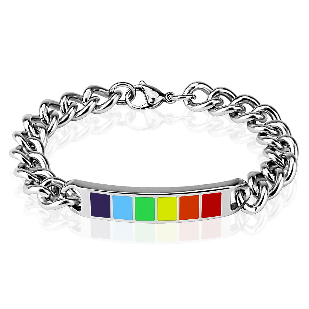 Rainbow Enamel Bracelet (SECONDS)
