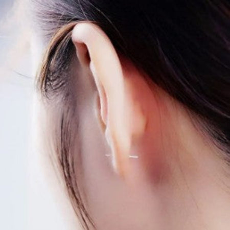 Black Acrylic Body Piercing Retainer Stick 10pc