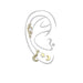 5pc Gem Cartilage Bar Pack 16G-My Body Piercing Jewellery