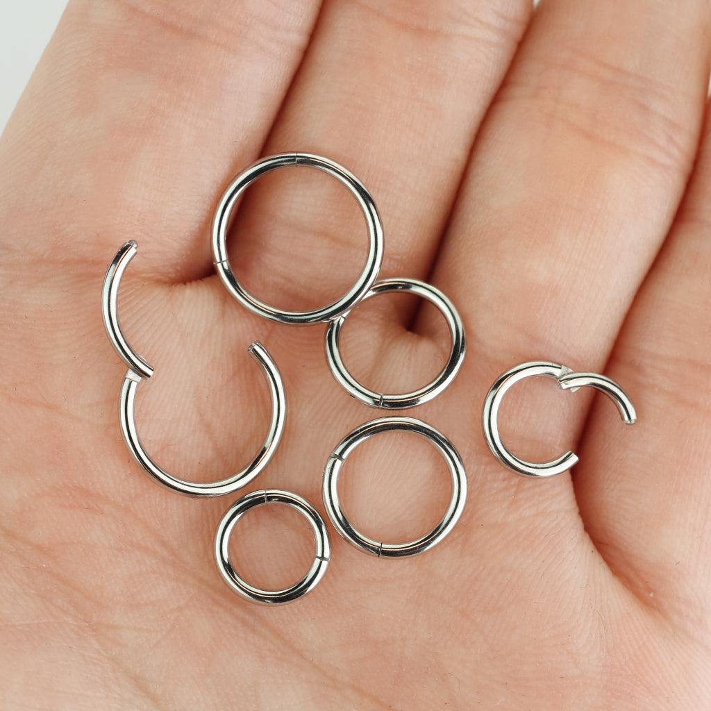 6pc Hinged Ring 16G Value Pack