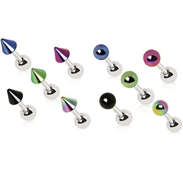 Anodised End Cartilage Bar 16G-My Body Piercing Jewellery