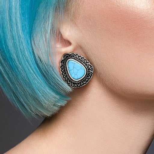 Antique Turquoise Plug 6mm-19mm-My Body Piercing Jewellery