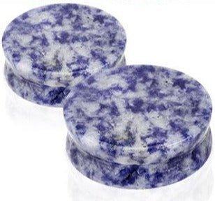 Blue Stone Plug 8G-1"-My Body Piercing Jewellery