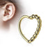 Braided Heart Ring 16G-My Body Piercing Jewellery
