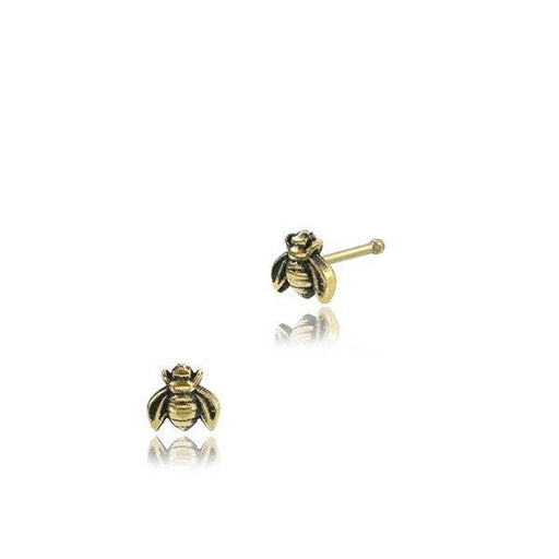 Brass Bee Nose Bone 20G-My Body Piercing Jewellery