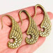 Brass Claw Wing Hanger PAIR-My Body Piercing Jewellery