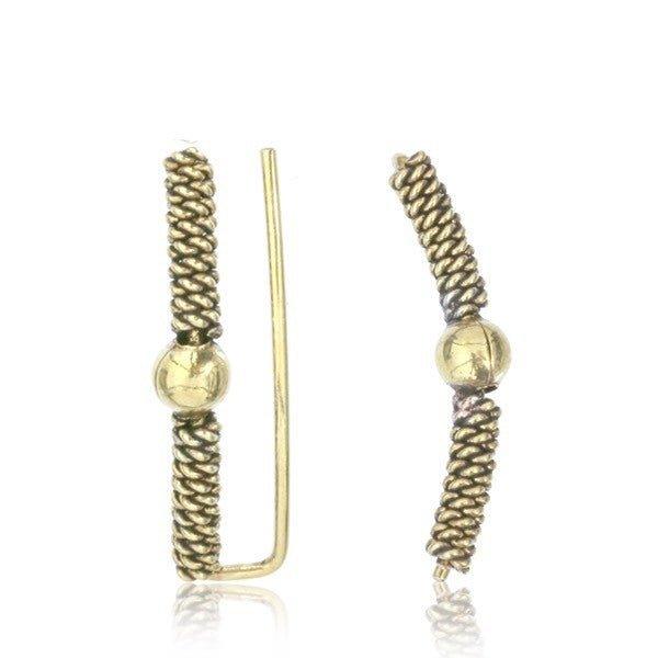 Brass Ear Crawler Pair-My Body Piercing Jewellery