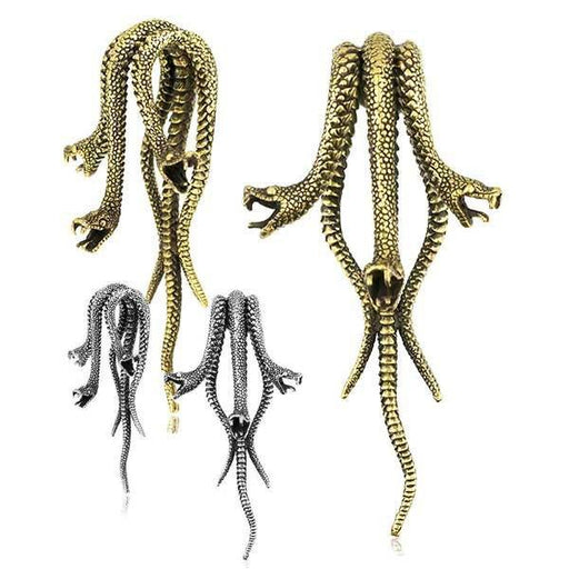 Brass Medusa Ear Weights PAIR-My Body Piercing Jewellery