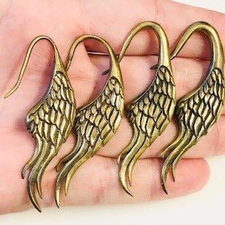 Brass Wing Hanger PAIR-My Body Piercing Jewellery