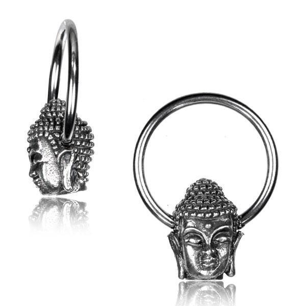Buddha Captive Ring 16G 14G-My Body Piercing Jewellery