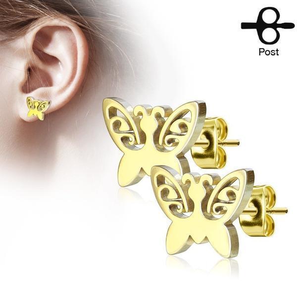 Butterfly Earrings Pair-My Body Piercing Jewellery