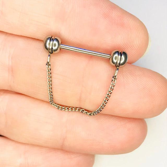 Chain Nipple Dangle 14G - My Body Piercing Jewellery