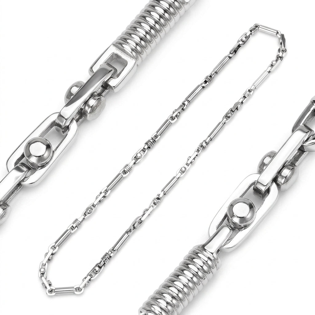 Coil and Bar Chain-My Body Piercing Jewellery