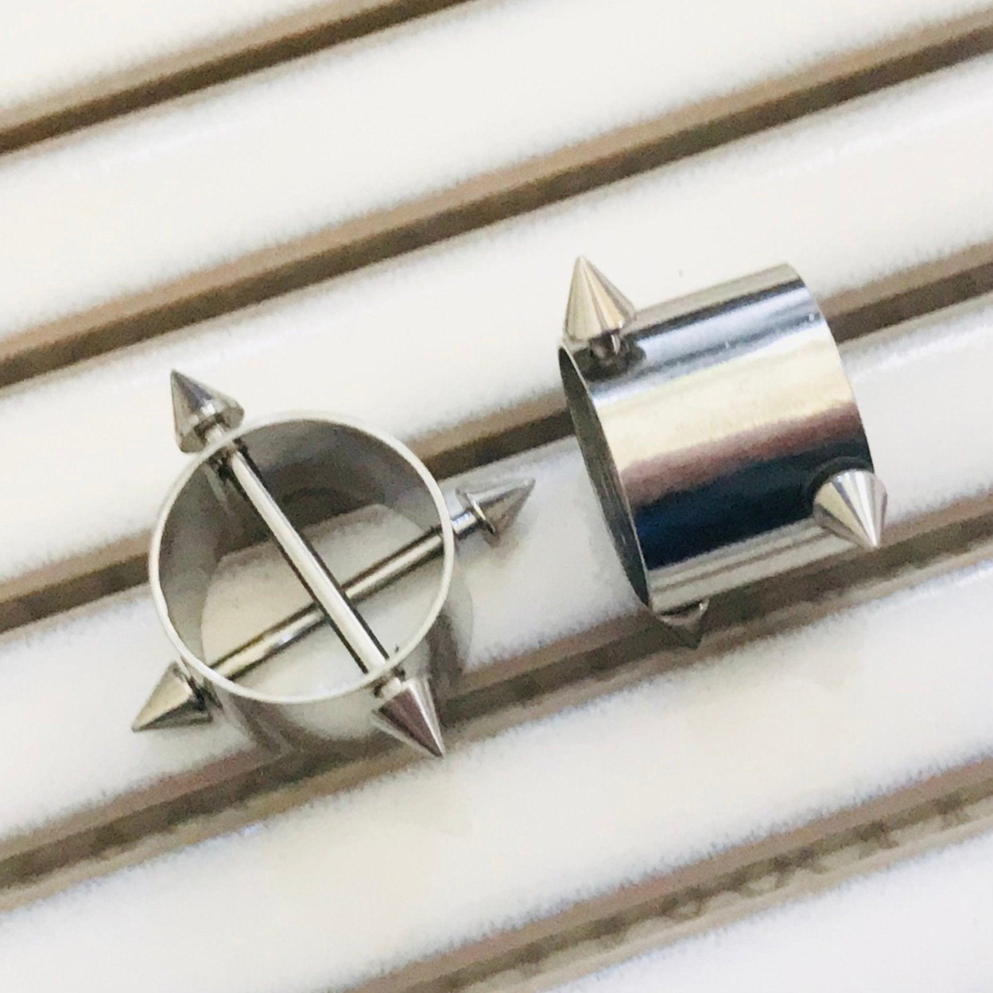 Cross Spike Tunnel 2G-16mm-My Body Piercing Jewellery