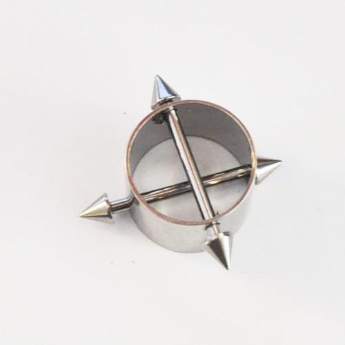 Cross Spike Tunnel 2G-16mm-My Body Piercing Jewellery