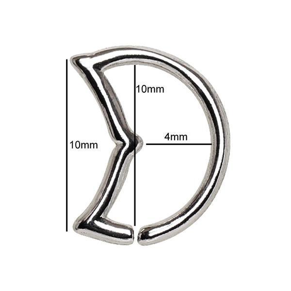 Dolphin Tail Ring 16G-My Body Piercing Jewellery