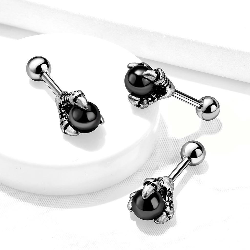 Dragon Orb Cartilage Bar 16G-My Body Piercing Jewellery