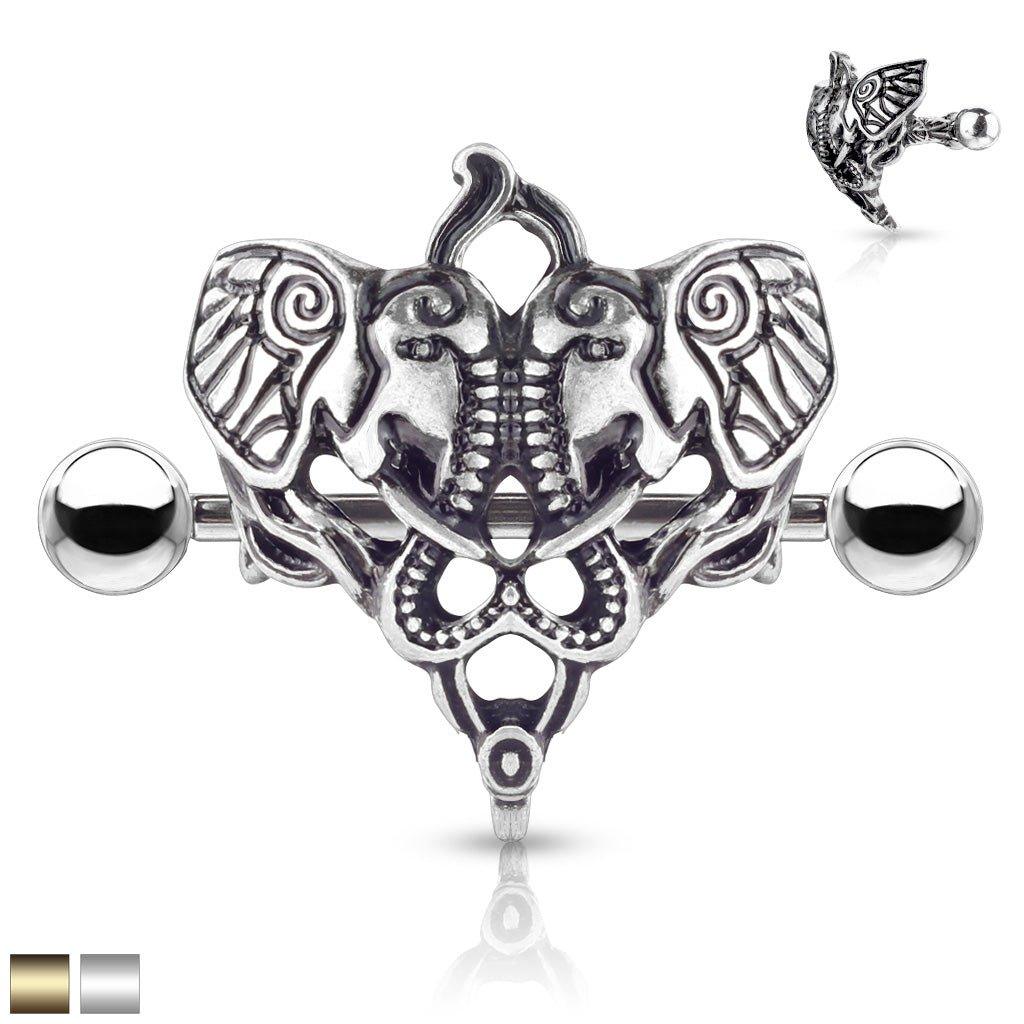 Elephant Nipple Shield Cuff 14G-My Body Piercing Jewellery