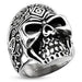Engraved Skull Ring-My Body Piercing Jewellery