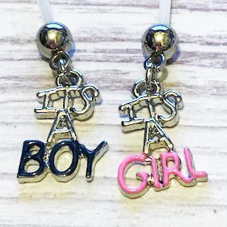 Gender Pregnancy Belly Bar 14G-My Body Piercing Jewellery