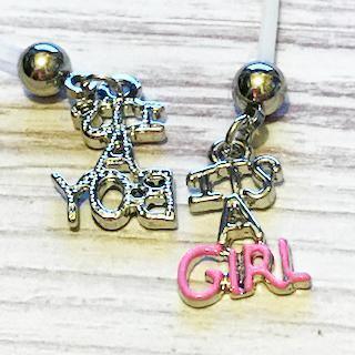 Gender Pregnancy Belly Bar 14G-My Body Piercing Jewellery