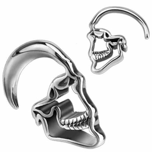 Hanging Skull Ear Weights PAIR-My Body Piercing Jewellery