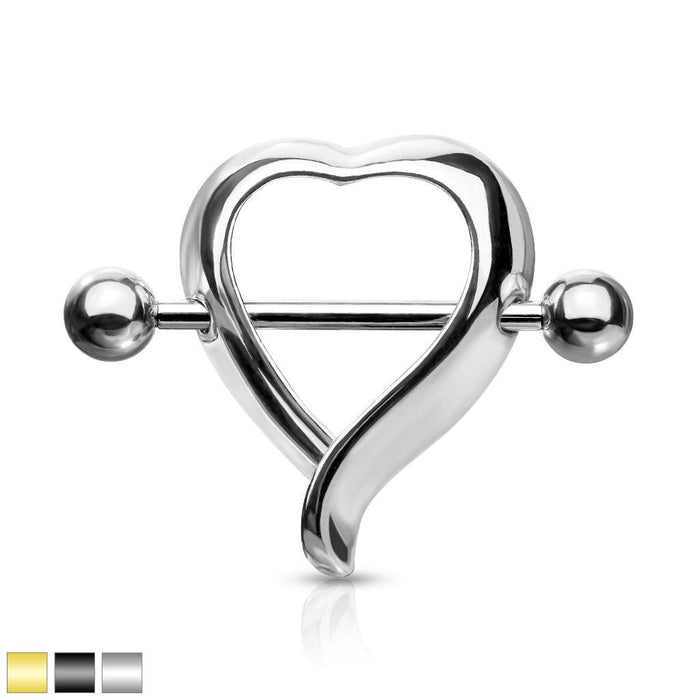 Heart Nipple Shield-My Body Piercing Jewellery