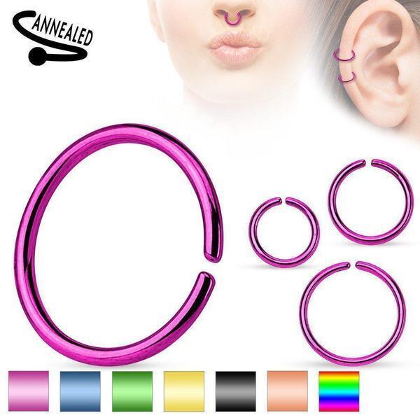 IP Continuous Ring 20G 18G 16G 14G-My Body Piercing Jewellery