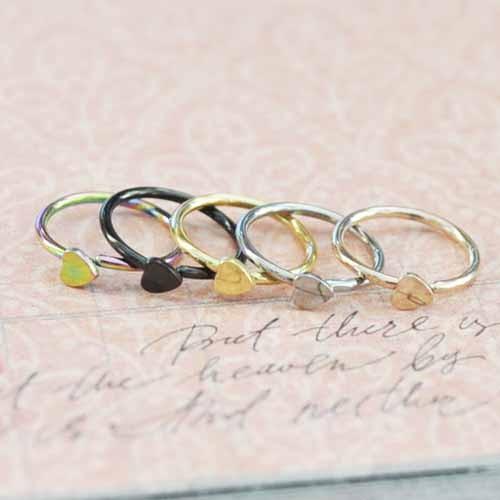 IP Logo Nose Ring 20G-My Body Piercing Jewellery