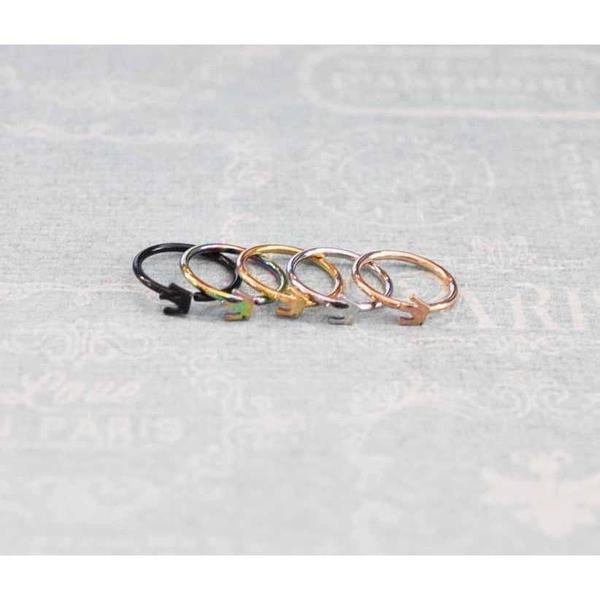 IP Logo Nose Ring 20G-My Body Piercing Jewellery