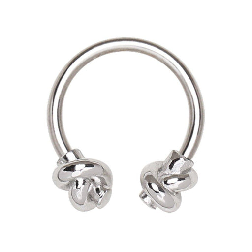 Knotted Horseshoe 16G-My Body Piercing Jewellery
