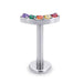 Body Jewelry - Titanium Pride Row Labret 16G