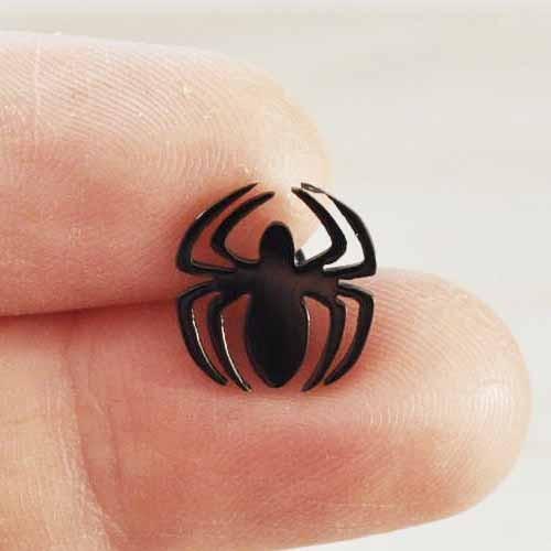 Large Spider Cartilage Bar 16G-My Body Piercing Jewellery