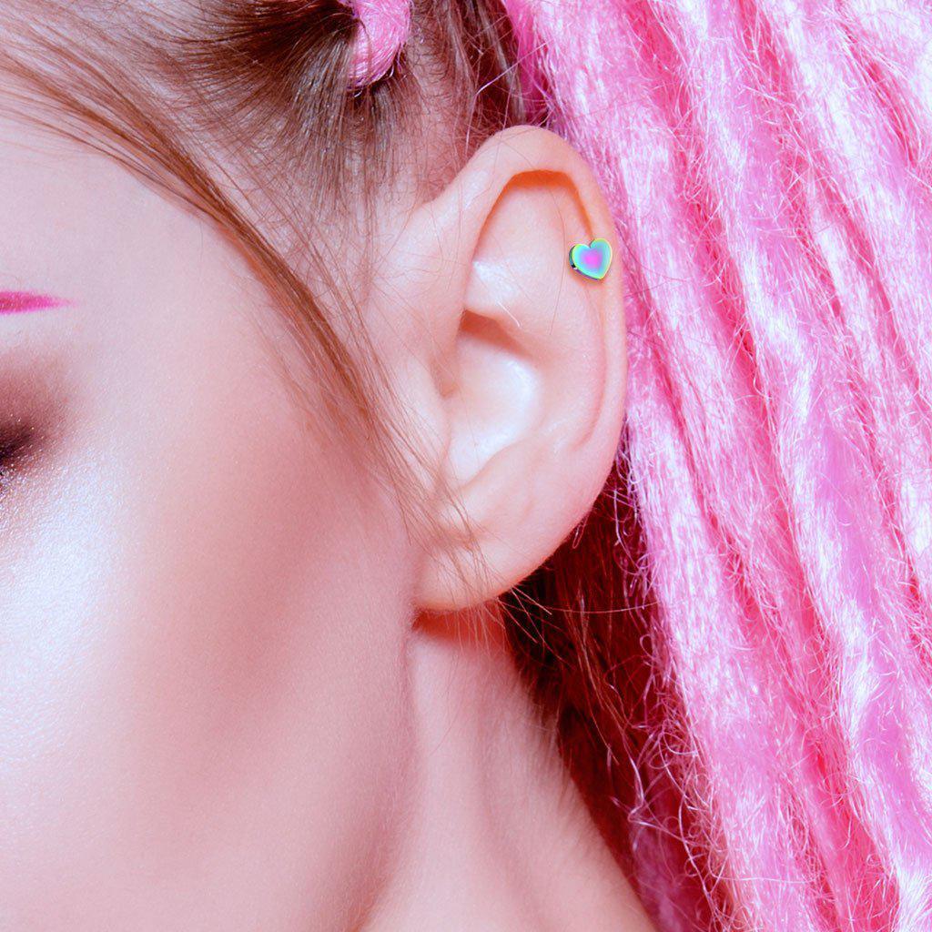 Logo End Cartilage Bar 16G-My Body Piercing Jewellery