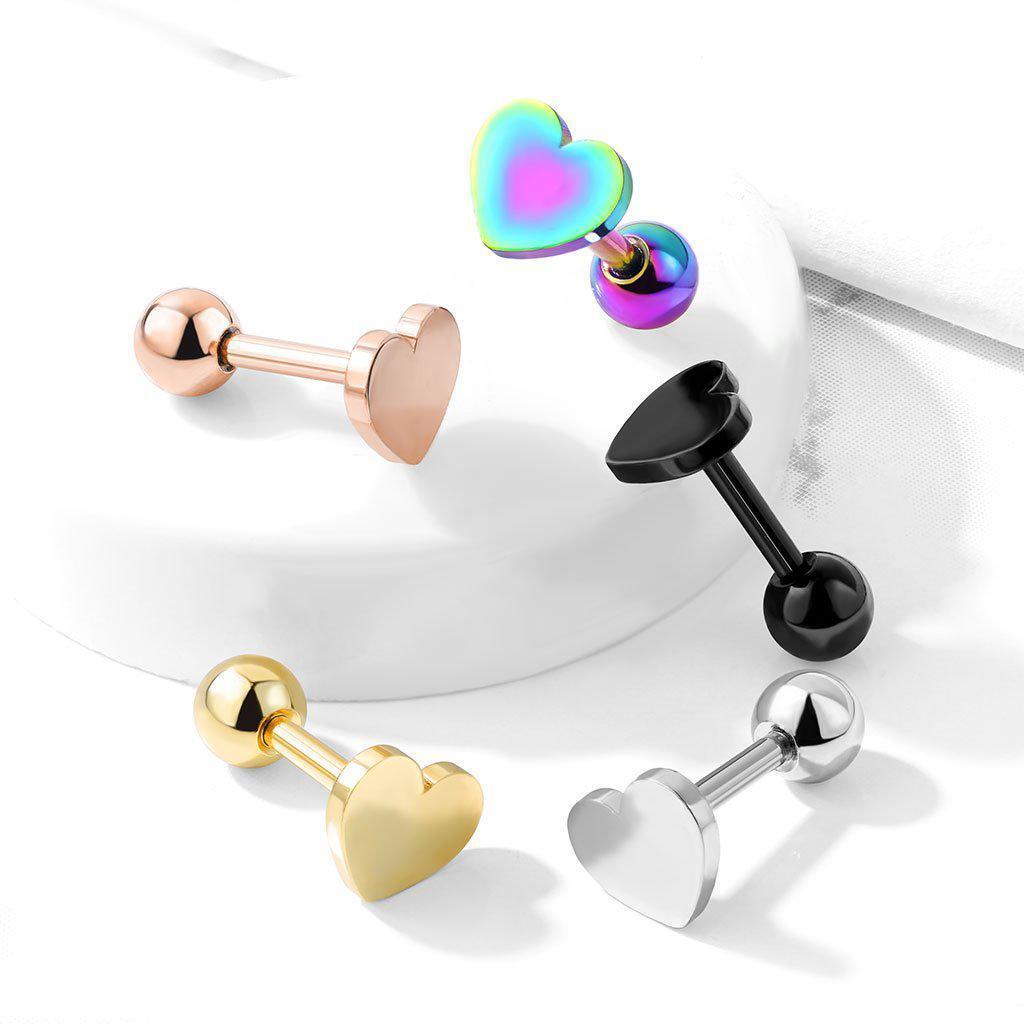 Logo End Cartilage Bar 16G-My Body Piercing Jewellery