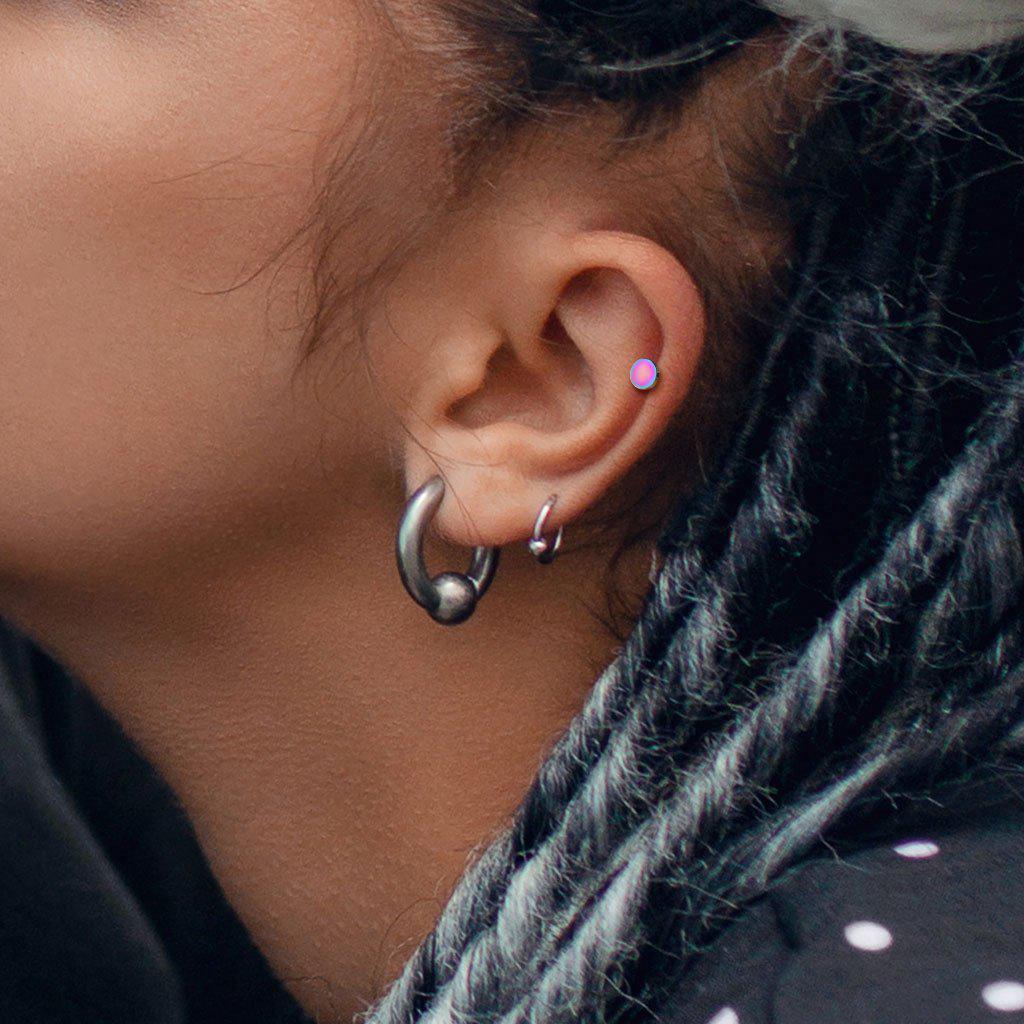 Logo End Cartilage Bar 16G-My Body Piercing Jewellery