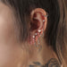 Logo End Cartilage Chain 16G-My Body Piercing Jewellery