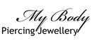 Glitter Stars Belly Bar 14G at My Body Piercing Jewellery 